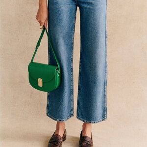 Sézane Le Crop jeans in Denim Blue